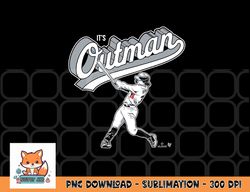 super james outman - los angeles baseball png, digital download copy