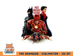 the flash movie batman supergirl team png, digital download copy