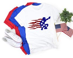 dabbing baseball 4th of july shirt, tank, hoodie, usa american flag, patriotic independence day merica shirt for basebal