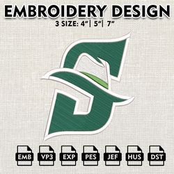 ncaa logo embroidery designs, stetson hatters  embroidery files, ncaa stetson hatters, machine embroidery designs