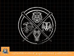 harry potter hogwarts house symbols line art png, sublimate, digital download