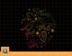 harry potter hogwarts rainbow line art png, sublimate, digital download