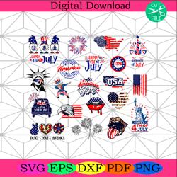 fourth of july america bundle svg, independence svg4th of july america svg, happy 4th of july svg, firework svg, america