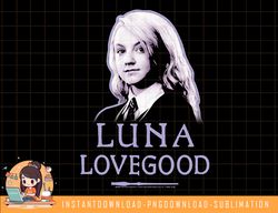 harry potter luna lovegood dark portrait png, sublimate, digital download