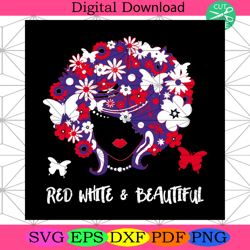 red white and beautiful 4th of july svg, independence day svg4th of july america svg, happy 4th of july svg, firework sv