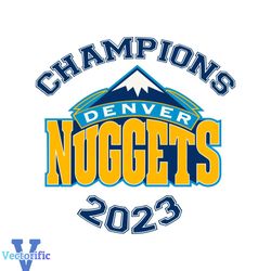 Denver Nuggets Champions Of NBA 2023 Congrats SVG Graphic De - Inspire  Uplift