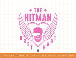 wwe  hitman bret hart 1 color skull  copy