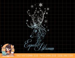 harry potter magical snowflake deer poster png, sublimate, digital download
