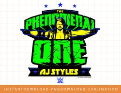 wwe aj styles the phenomenal one wrestling poster t-shirt copy