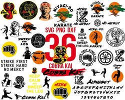 cobra kai svg bundle, cobra kai karate svg, cobra kai martial arts png