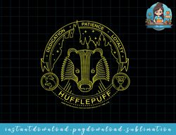 harry potter hufflepuff symbol line art png, sublimate, digital download