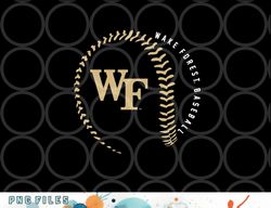wake forest demon deacons baseball fastball png, digital download copy