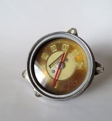 original speedometer car gaz m20 "pobeda" working odometer gauge retro car restoration rare car parts 50's