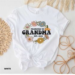 gift for grandma, promoted to grandma est 2023, pregnancy announcement, grandma mothers day gift, grandma to be gift, ne