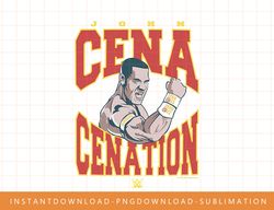 wwe john cena cenation collegiate t-shirt copy