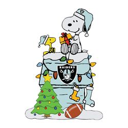 Las Vegas Raiders Snoopy Christmas,NFL Svg, Football Svg, Cricut File, Svg, silhouette svg fies