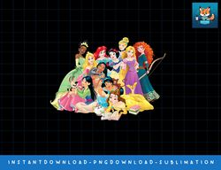 disney princess group photo long sleeve png, sublimate, digital print