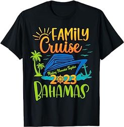 bahamas cruise 2023 family friends group vacation matching t-shirt