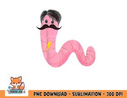 worm with a mustache james tom ariana reality png, digital download copy