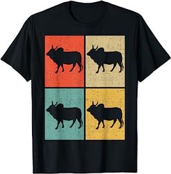 zebu retro vintage 70s 80s style t-shirt