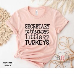 thanksgiving shirt for secretary, school secretary turkey shirt, gift for secretary, school office, secretary to the cut