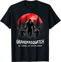 mens grandpasquatch like a grandpa just way more squatchy funny t-shirt