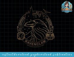 harry potter ravenclaw line art logo png, sublimate, digital download