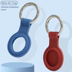 silicone case for airtags with keychain, protective cover for apple air tag key finder tracker, pet (us customers)