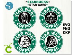 star wars starbucks logo vector svg | png | dxf starbucks star wars logo svg, starbucks star wars coffee emblem cut file