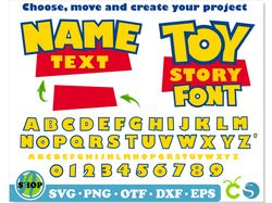 toy story font svg cricut, toy story font ttf, toy story font png, toy story toy story birthday svg, toy story svg