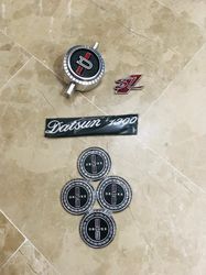 datsun 1200 deluxe and sl emblem set of 7 piece