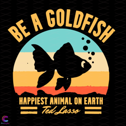 be a goldfish svg, trending svg, vintage fish svg, goldfish