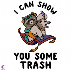 i can show you some trash racoon possum svg, trending svg, r