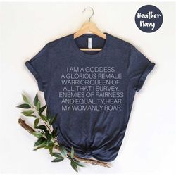 pawnee goddesses, feminist shirt, gift for mom, strong mom, empowered women, recreation shirt, strong women, girl power