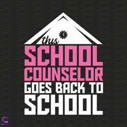 school counselor svg, back to school svg, counselor svg, school svg, h