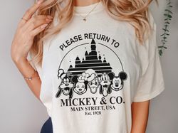 please return to mickey and co shirt, mickey & co