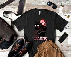 krampus shirt, krampus t shirt, krampus vs santa shirt