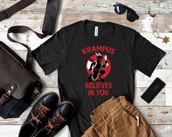 krampus shirt, krampus t shirt, krampus figurine shirt