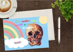 happy birthday card to download painting creeting card
