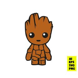 baby groot svg, groot svg, i am groot svg, disney svg, png digital file