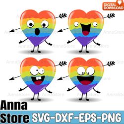 rainbow heart svg,lgbt day svg,lesbian svg,gay svg,bisexual svg,transgender svg,queer svg,pride svg, questioning svg