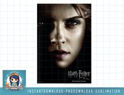 kids harry potter and the deathly hallows hermione portrait png, sublimate, digital download