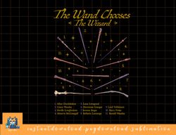 harry potter the wand chooses the wizard numerical chart png, sublimate, digital download