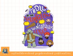 harry potter troll in the dungeon chibis png, sublimate, digital download