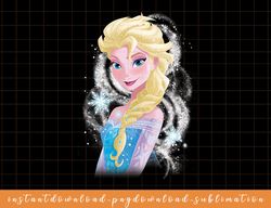 Disney Frozen Elsa Snowflake Swirls Graphic T-Shirt png, sublimate, digital download