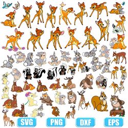 bambi svg,bambi png,bambi vector,bambi cricut,bambi layered svg,bambi clipart,thumper svg