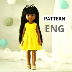 paola doll dress pattern, paola reina clothes