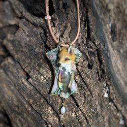 necklace "tales of the magic forest"