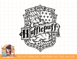 kids harry potter hufflepuff dark detailed crest png, sublimate, digital download