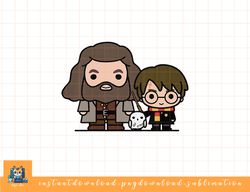 kids harry potter hagrid hedwig and harry cute cartoon png, sublimate, digital download